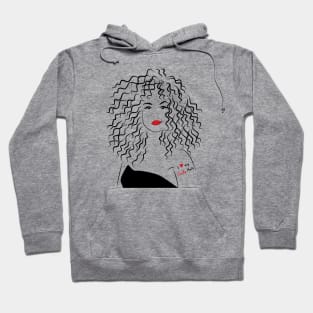 I love my curls - Curly girl Hoodie